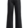 Pantalon femme Emme Marella polyester noir modèle élégant-0