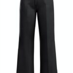 Pantalon femme Emme Marella polyester noir modèle élégant-0