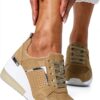 Chaussure femme été compensée confortable sandale-2