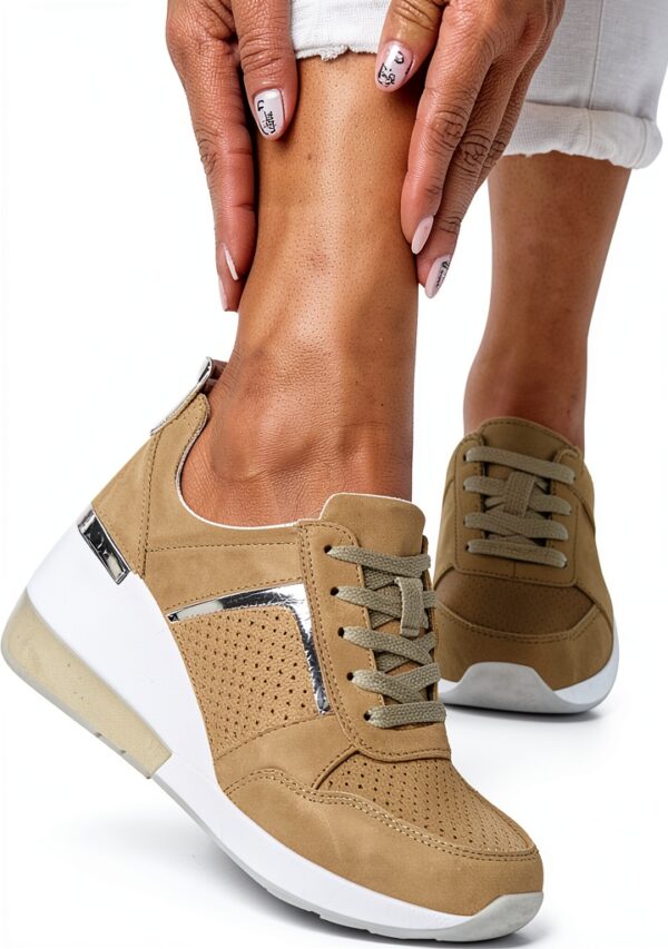 Chaussure femme été compensée confortable sandale-2