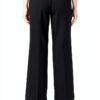 Pantalon Emme Marella Noir Polyester Femme Modèle-2