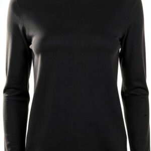 Pull col montant Emme Marella viscose noir femme-0