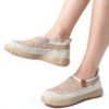 Chaussures femme Generisch baskets course cuir confortables-5