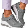 Chaussure femme été compensée confortable sandale-1