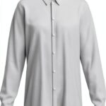 Chemise femme Emme Marella gris acétate élégante-0