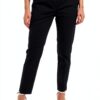 Pantalon femme Emme Marella coton noir taille 50-1
