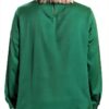 Chemisier femme Emme marella vert polyester modele italien-1