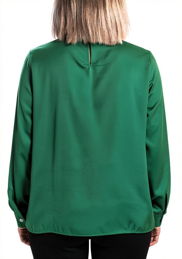 Chemisier femme Emme marella vert polyester modele italien-1