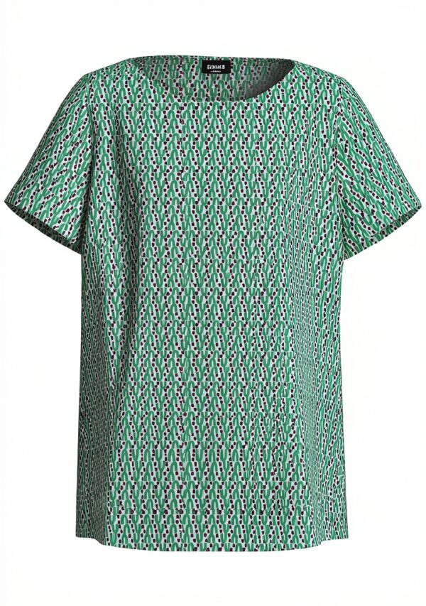 Bluse Emme Marella coton vert femme mode confort-0