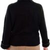 Pull col montant Emme Marella acrylique noir femme-2