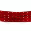 MARELLA Veste Femme Cuir Suédé Casual Rouge Taille M-0