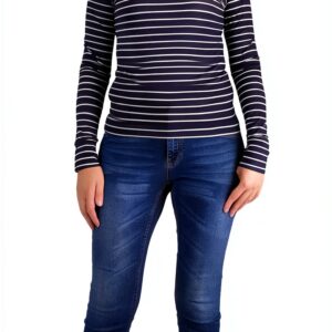 Vêtement Femme Manche Longue Qualité Supérieure Bleu-0