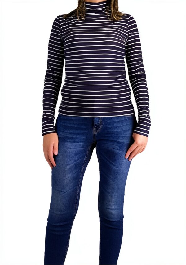 Vêtement Femme Manche Longue Qualité Supérieure Bleu-0