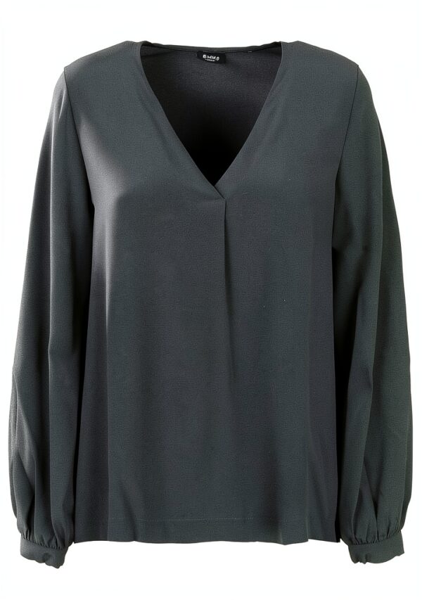Bluse Emme Marella vert acétate pour femme élégante-0