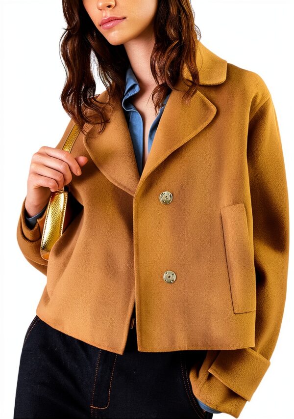 Manteau femme Emme Marella beige polyester modele-1