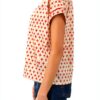 Chemisier femme Emme Marella sergé fantaisie col bateau-1