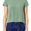 Bluse Emme Marella vert acétate pour femme élégante-1