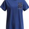 Femme T-shirt qualité supérieure coupe décontractée manche-0