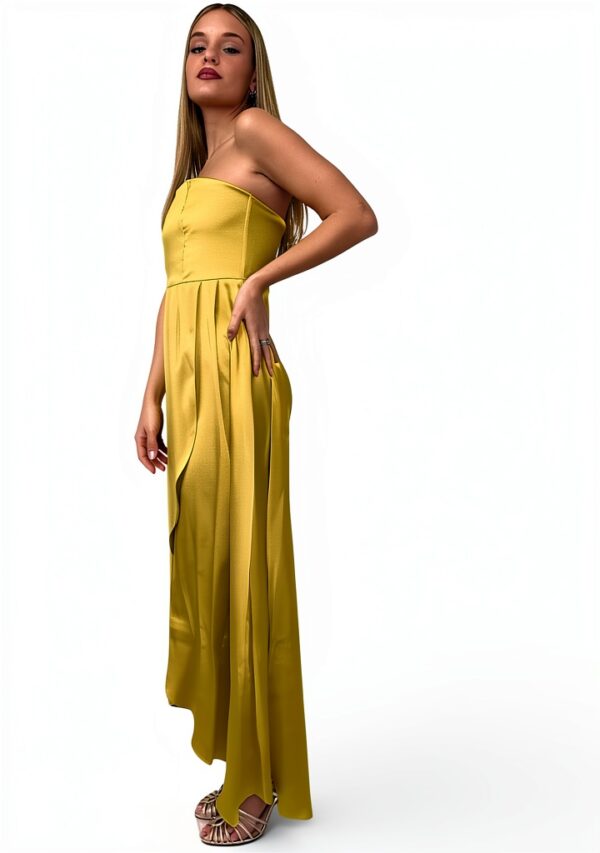 Haut Femme Jaune Qualité Supérieure Lavage Machine-2
