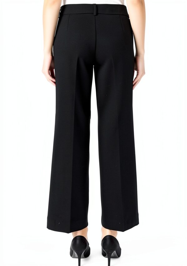 Pantalon femme Emme Marella polyester noir modèle élégant-2