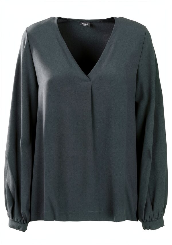 Bluse Emme Marella vert acétate pour femme élégante-0