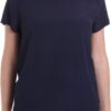 Bluse Emme Marella acétate bleu femme modèle élégant-1