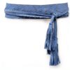 MARELLA Veste Femme Cuir Suédé Casual Bleu Taille M-2