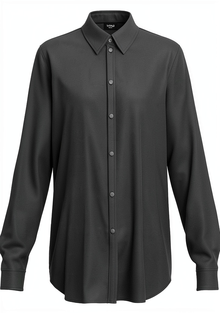 Chemise Emme Marella verte portée en contexte professionnel