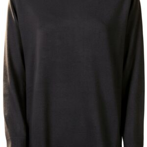Pull viscose Emme Marella femme noir modele confortable-0