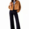 Manteau femme Emme Marella beige polyester modele-2