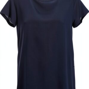 Bluse Emme Marella acétate bleu femme modèle élégant-0