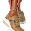 Chaussure femme été compensée confortable sandale-1