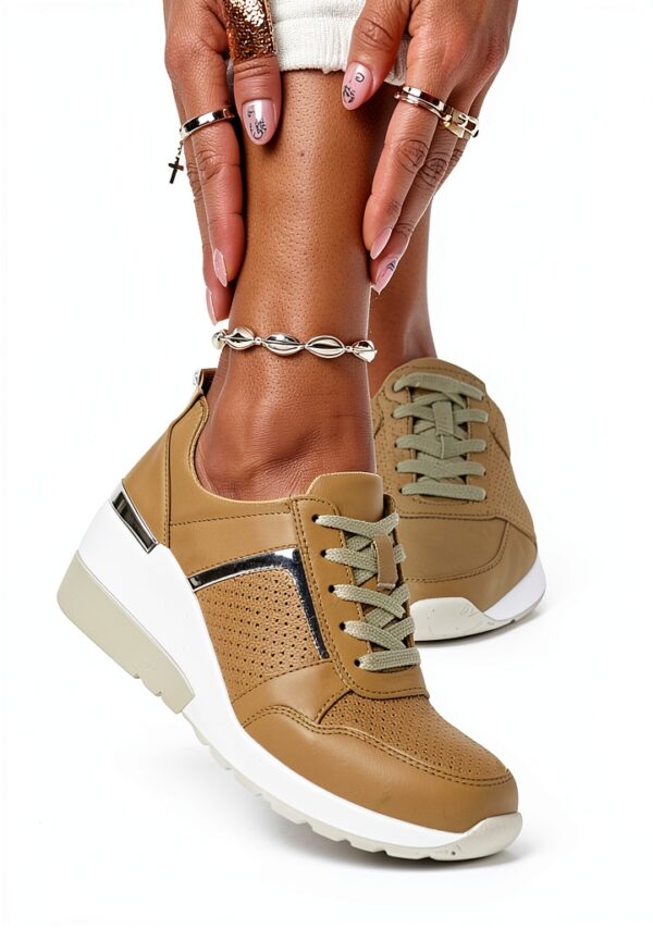 Chaussure femme été compensée confortable sandale-1