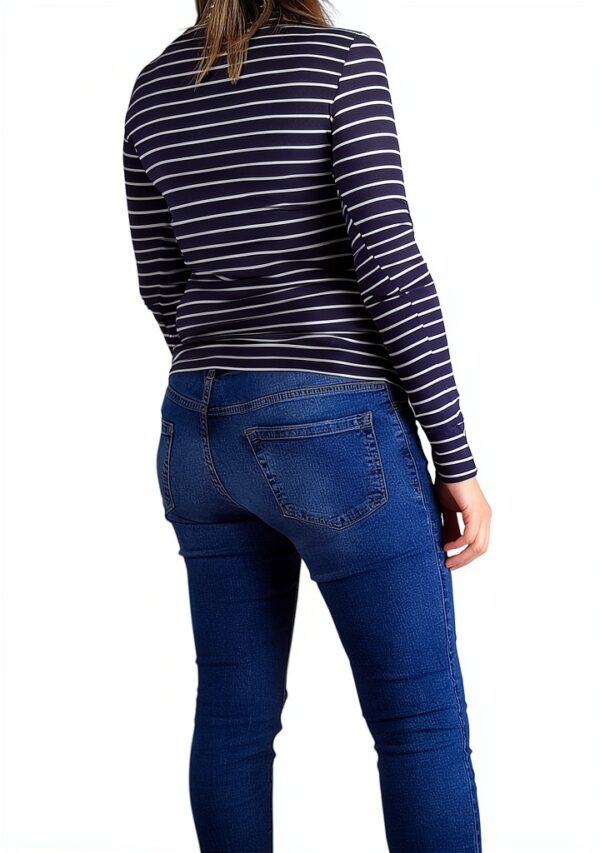 Vêtement Femme Manche Longue Qualité Supérieure Bleu-1