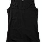 Haut Femme Sans Manches Coupe Décontractée Marron Taille M L-0