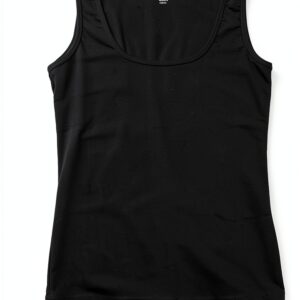 Haut Femme Sans Manches Coupe Décontractée Marron Taille M L-0