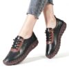 Chaussures femme Generisch baskets course cuir sportives-1