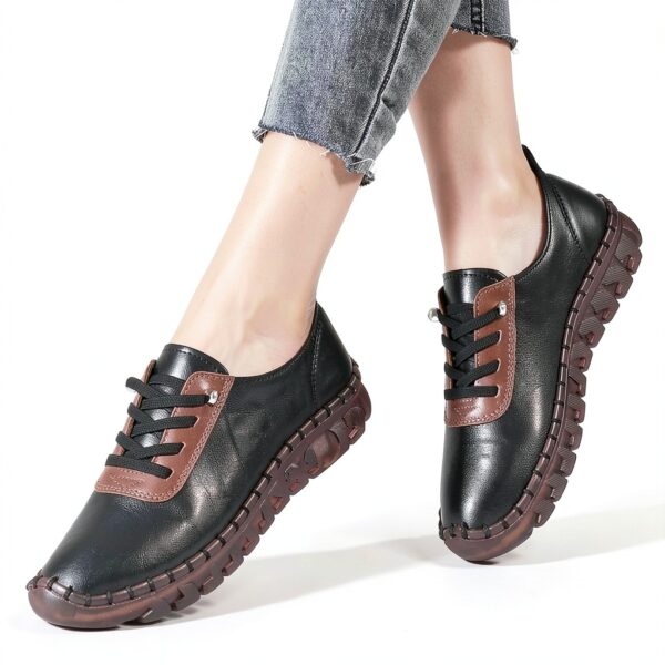 Chaussures femme Generisch baskets course cuir sportives-1