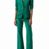 Pantalon velours vert Emme Marella femme modele chic-1