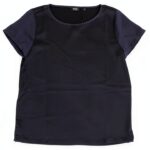 EMME MARELLA Blouse Femme Bleu Taille 40 Originale-0
