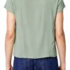Bluse Emme Marella vert acétate pour femme élégante-2