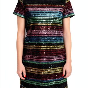 Robe femme Emme Marella multicolore design original taille-0