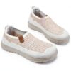 Chaussures femme Generisch baskets course cuir confortables-3