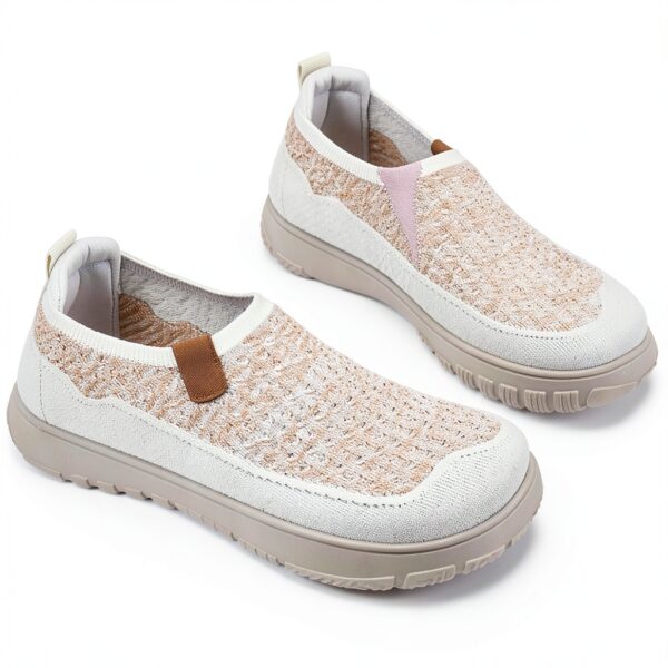 Chaussures femme Generisch baskets course cuir confortables-3