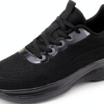 Chaussures femme Generisch baskets course cuir sportives-0
