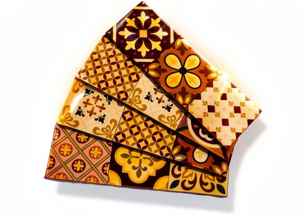 Bord autocollant carrelage vintage BENDITA AGUA cuisine
