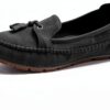 Baskets Generisch femme cuir amorti sport noir kaki gris-0