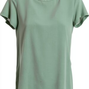 Bluse Emme Marella vert acétate pour femme élégante-0