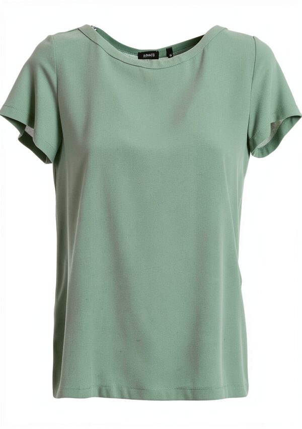 Bluse Emme Marella vert acétate pour femme élégante-0
