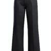 Pantalon Emme Marella Noir Polyester Femme Modèle-0